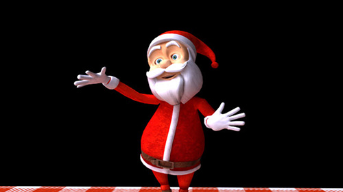 Праздничный футаж - Танец Деда Мороза - 11 Декабря 2014 - Все для видео монтажа